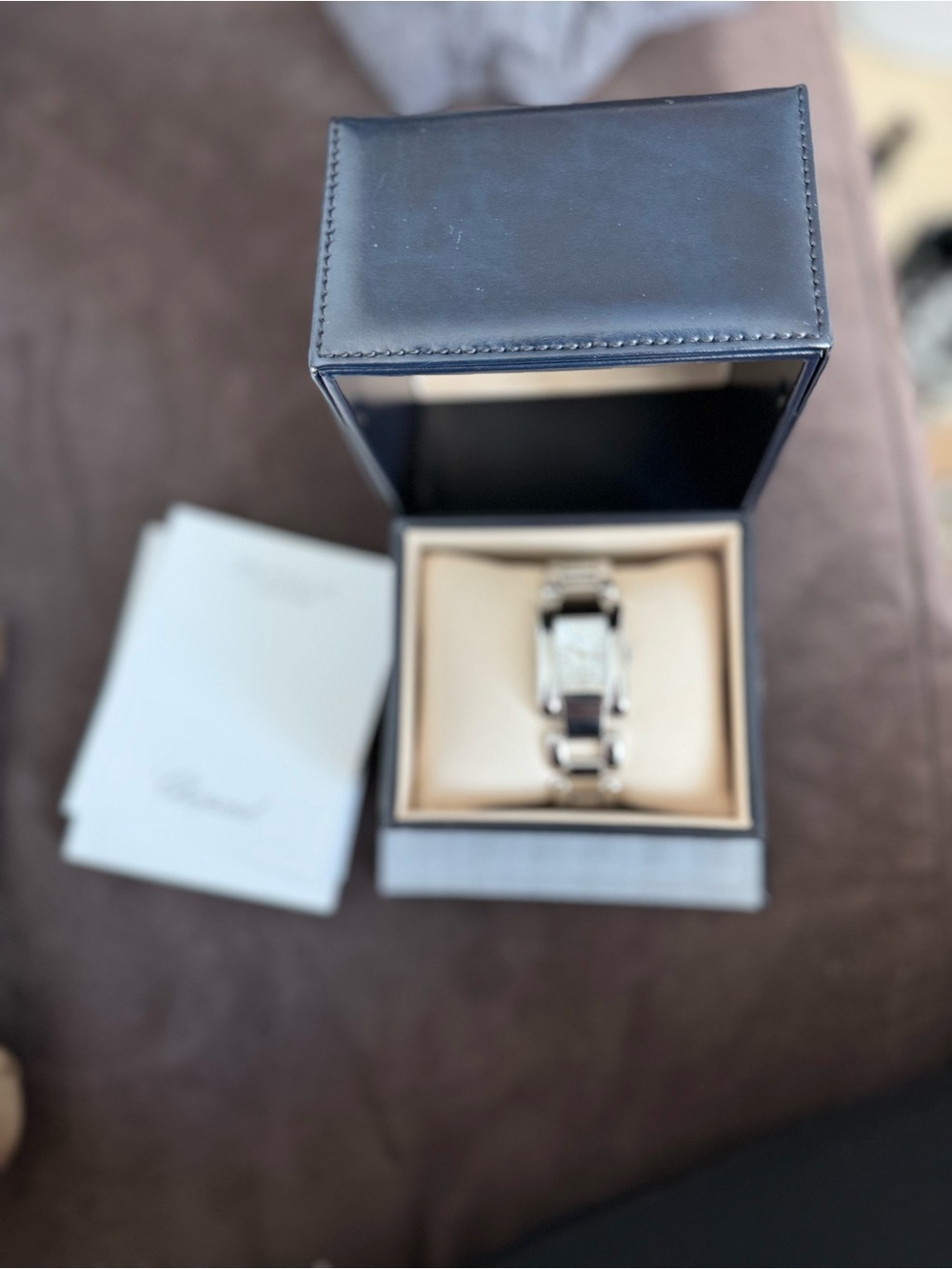Chopard Silver-Tone Rectangular Bracelet Watch - Picture 4 of 4